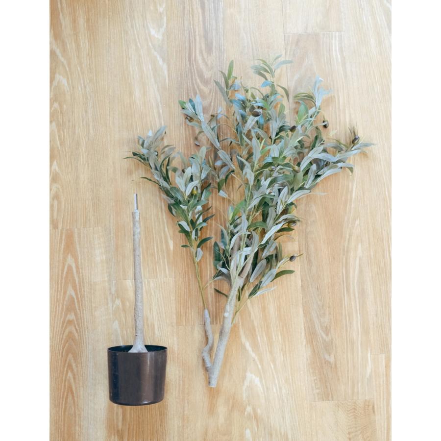 Eclia アーティシャルグリーン オリーブ フェイクグリーン CT触媒 抗菌 消臭 防汚 日本国内加工 組立式 造花 エクリア KH-61391 (D1-14) |  | 02