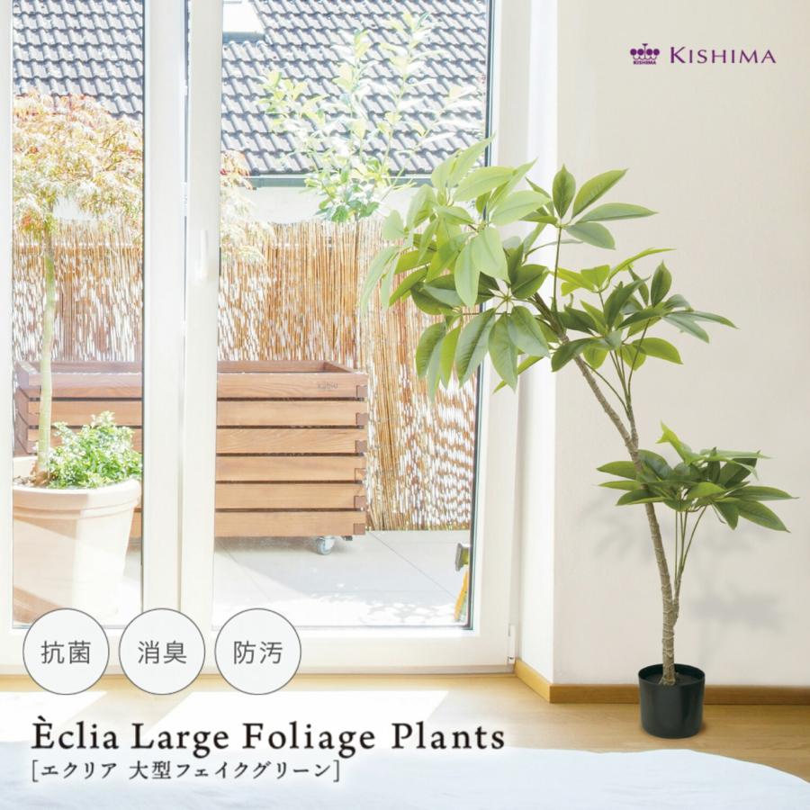 Eclia アーティシャルグリーン パキラ フェイクグリーン CT触媒 抗菌 消臭 防汚 日本国内加工 組立式 造花 エクリア Eclia KH-61393 (D1-16) | 