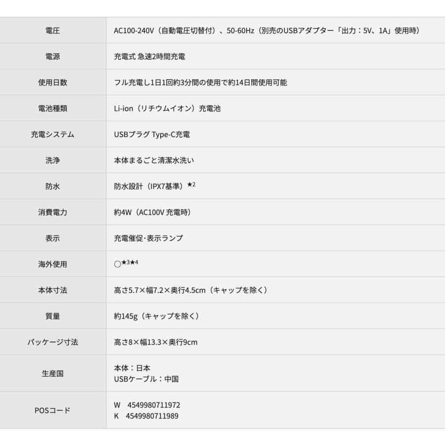 Panasonic ES-PV6A ラムダッシュ パームイン ハイグレード メンズシェーバー 5枚刃 往復式 Type-C 充電式 防水 パナソニック (06) | ラムダッシュ | 12