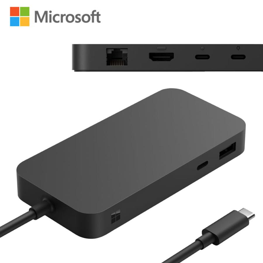 マイクロソフト Surface USB4 ドック USB-C USB-A HDMI Thunderbolt データ転送 EP2-19845 (06) | Surface