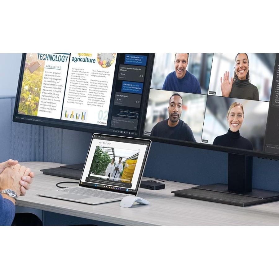 マイクロソフト Surface USB4 ドック USB-C USB-A HDMI Thunderbolt データ転送 EP2-19845 (06) | Surface | 03