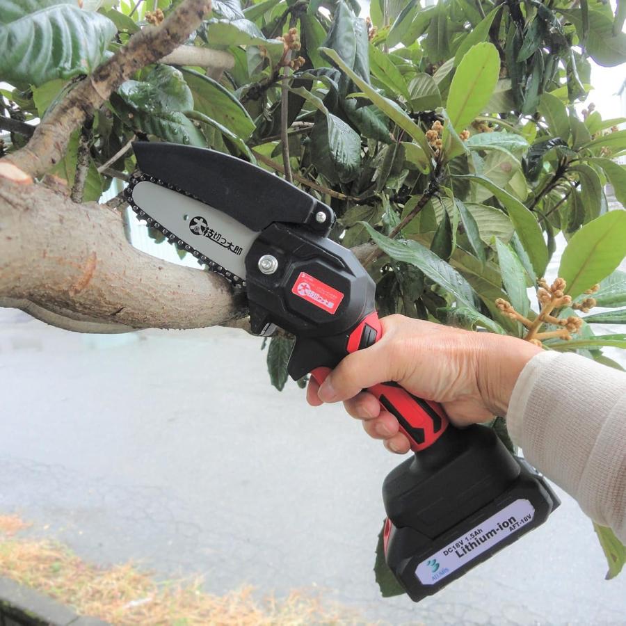 アルミス AFT-18V 充電式 ハンディガーデニングソー 太枝切っ太郎 有効切断直径約100mm チェーンソー ハンディソー  ALUMIS (D1) | アルミス | 05