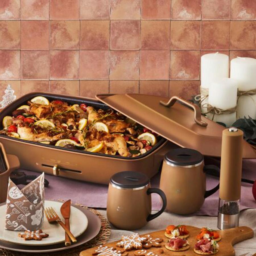 BRUNO BOE026 グランデホットプレート 平面プレート たこ焼きプレート 4〜5人用 250℃ ホットプレート ブルーノ (10) | BRUNO | 04