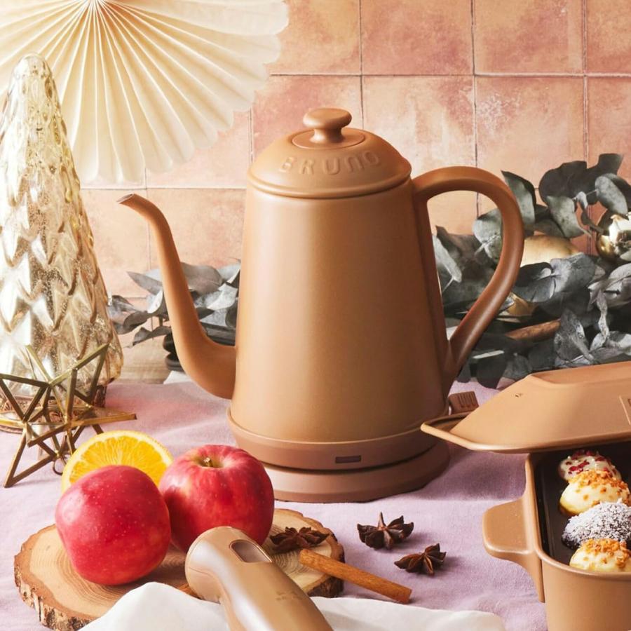 BRUNO BOE072-GBR ステンレス デイリーケトル 1.0L 電気 ケトル 1000W 焚き防止機能 ブルーノ (08) | BRUNO | 01