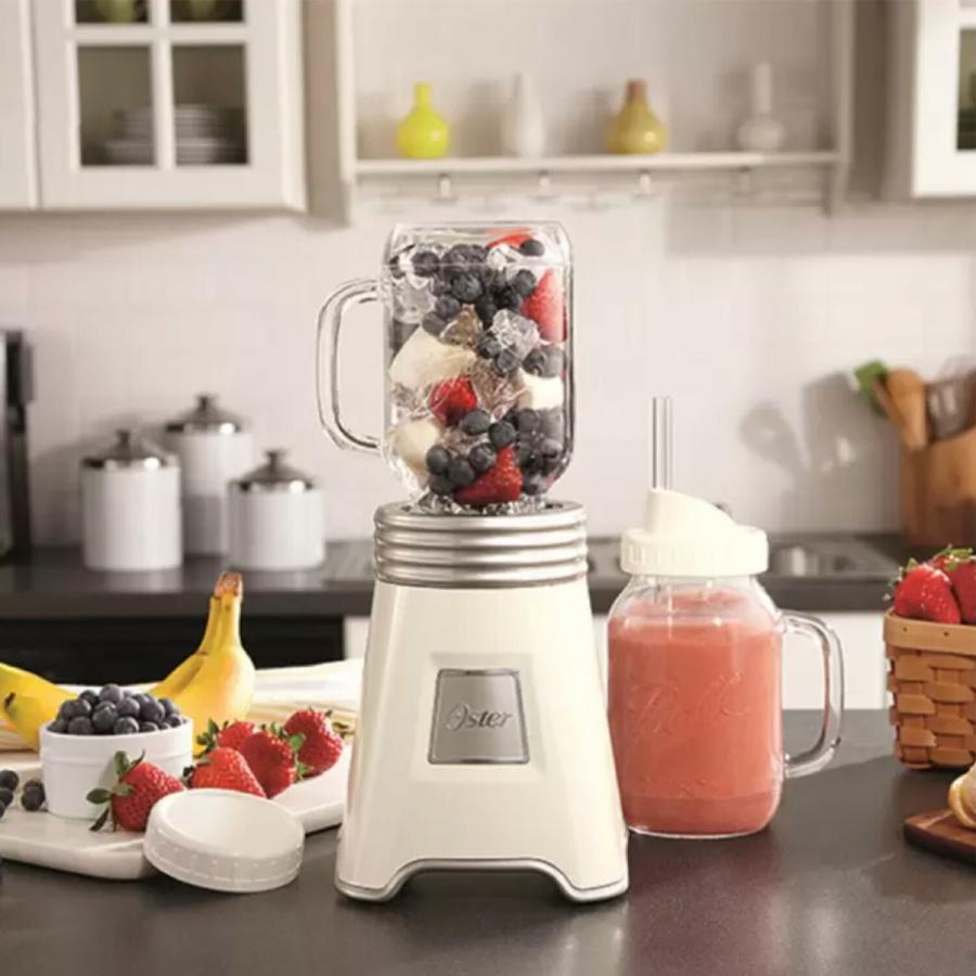 Oster BLSTMM2BWH040 ボールジャーブレンダー メイソンジャー ミキサー フード プロセッサー スムージー おしゃれ オスター (08) | Oster | 03