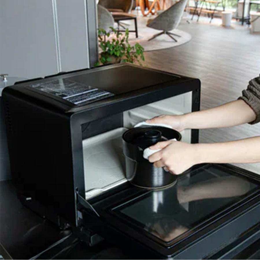 CCP 電子レンジ調理土鍋 BF-DN97-BK TETTORI 直火調理 電子レンジ 炊飯 煮る 蒸す 米 うどん 土鍋 シーシーピー (08) | CCP | 03