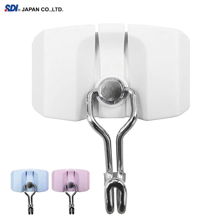 エスディアイジャパン グルピッタ 曲面マグネット フック ポール 棚 グルピッタ 収納 直角 側面 マグネットフック SDI JAPAN (05) | 