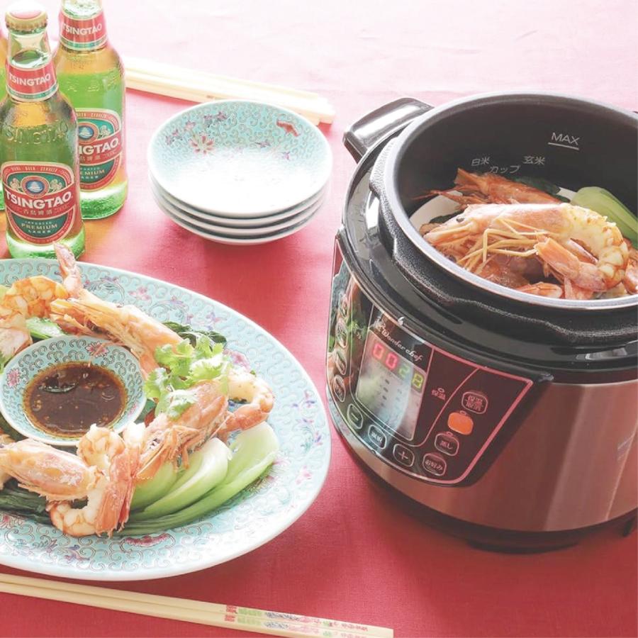 ワンダーシェフ OEDC30 マイコン電気圧力鍋 3L 簡単 圧力 調理 静音 鍋 時短料理 煮込み 電気 Wonder chef (10) | ワンダーシェフ | 07