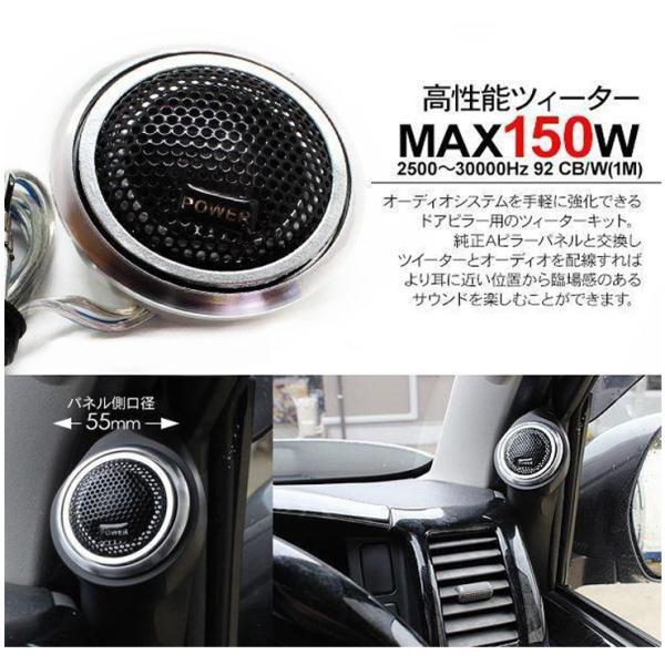 ハイエース200系 7型 パーツ ツイーターパネル ピラー スピーカー