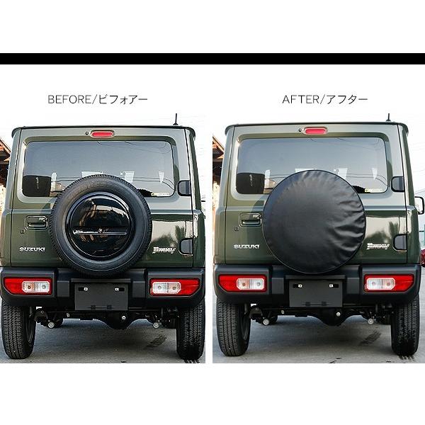 新型 ジムニーJB64/JB23 背面 タイヤカバー 16インチ 高品質PVC