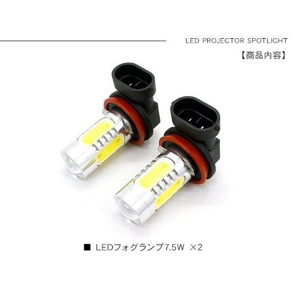 プリウス 30系 LED フォグランプ 7.5W H8/H11/H16 LEDフォグ プリウス 30系 LED フォグランプ 7.5W H8/H11/H16 LEDフォグ