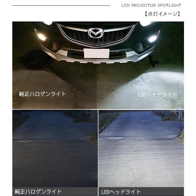 マツダ フレアワゴン カスタム LED フォグランプ 50W H8/H11/H16 LED 