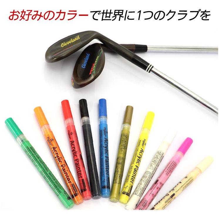 ゴルフ マーカーペン 全10色セット ゴルフクラブ ゴルフボール バッグ