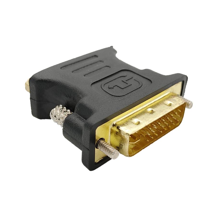 変換アダプタ コネクタ DVI-I（24+5ピン オス）→ VGA（D-Sub15ピン