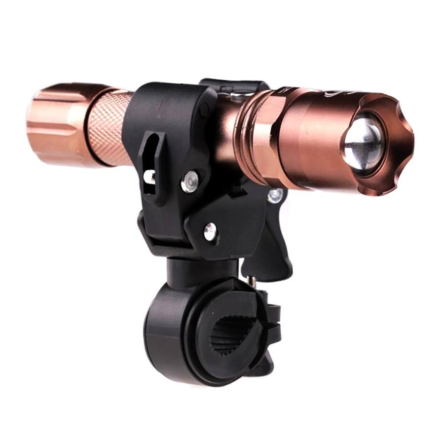 ライトホルダー 自転車 大サイズ LED フラッシュライト 送料無料 |  | 01