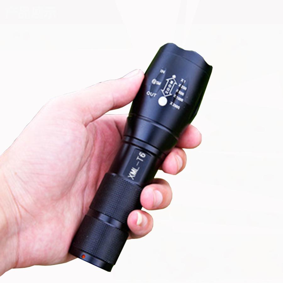 LEDハンディライト ハンドライト 防水 ライト 懐中電灯 防犯 防災 電池