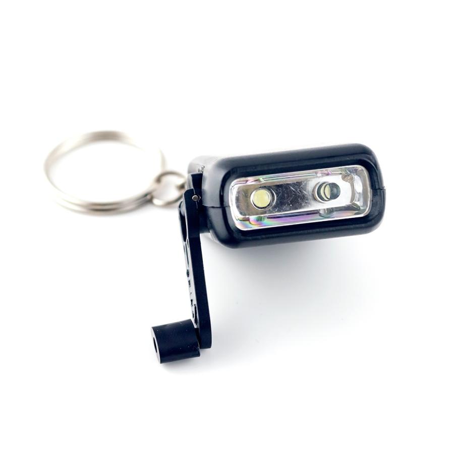 LED ライト キーホルダー型 手回し 充電 送料無料 |  | 08