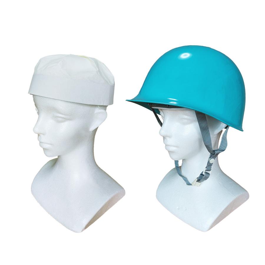最も信頼できる 使い捨て ヘルメット用 白 50枚入り ペーパーキャップ 紙帽子 ヘルメット