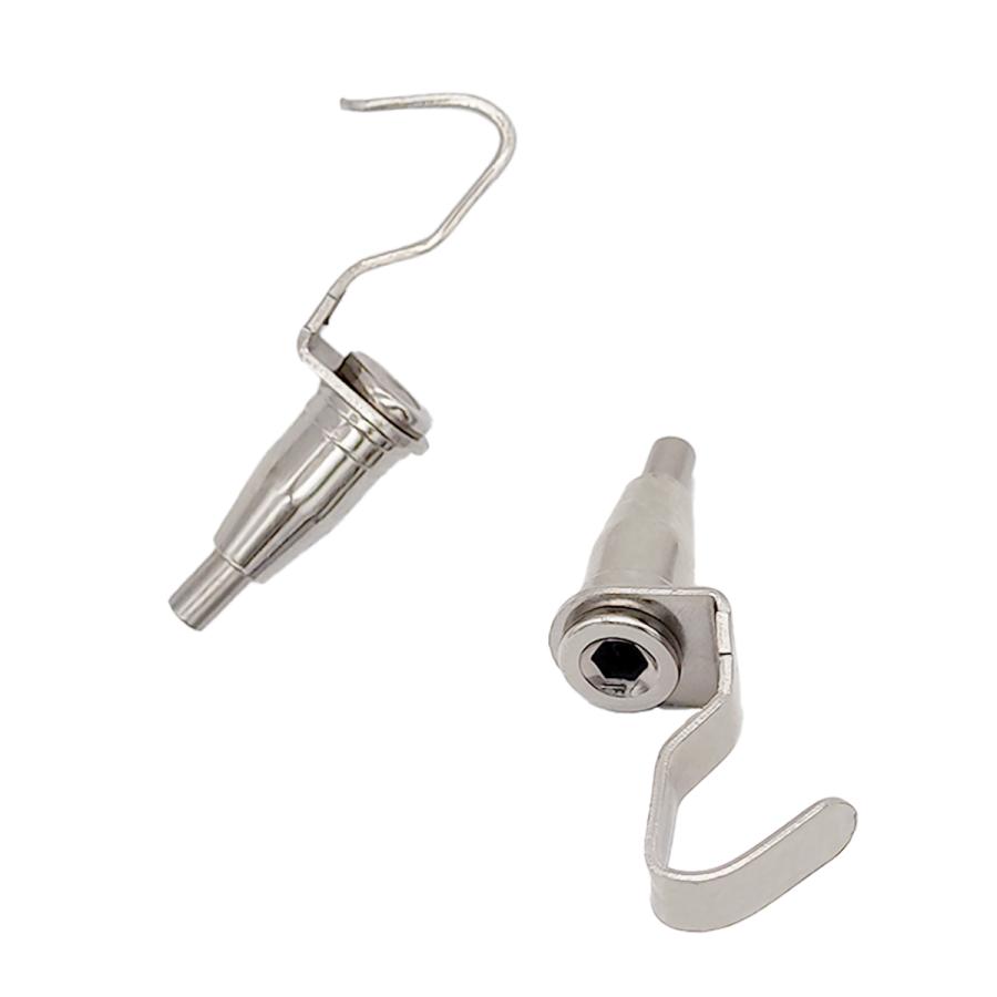 ピクチャーレール ワイヤーフック 吊り下げ金具 10個セット 自在金具 額受 壁掛け 落下防止 ピクチャーフック ステンレスフック 送料無料 | ブランド登録なし | 01