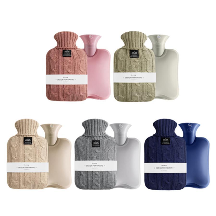湯たんぽ ニットカバー付き くすみカラー 注水式 エコ 温めグッズ コンパクト 暖かい ゆたんぽ 足元 冷え対策 防寒グッズ 送料無料 |  | 06