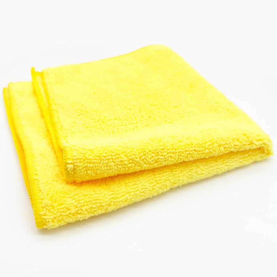 マイクロファイバークロス タオル ふきん 掃除 ダスター 吸水 拭き上げ イエロー 2枚〜12枚セット 送料無料 |  | 03