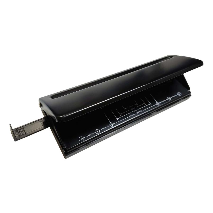 穴あけパンチ ６穴パンチ ガイド付き 書類 整理 事務用品 文具 A4 B5 A5 送料無料 | ブランド登録なし | 02