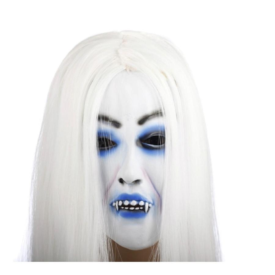 白髪魔女 雪女 ホラー マスク ノーマル 吐血 コスプレ イベント ポイント消化 Laa いろいろハウスヤフー店 通販 Yahoo ショッピング