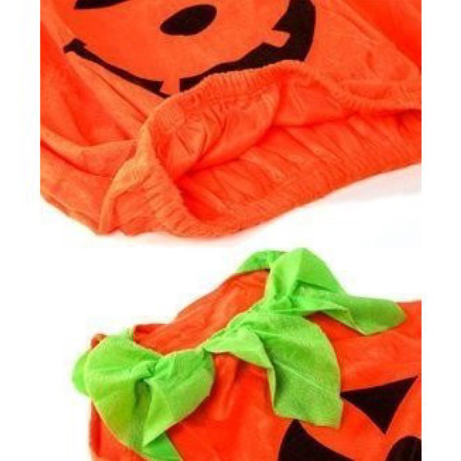 パンプキン キッズ コスチューム ハロウィン コスプレ フィンガーライト付き かぼちゃ 衣装 服 送料無料 |  | 03