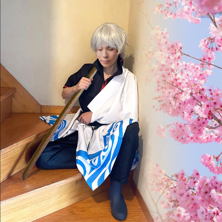 銀魂 坂田銀時 着物 コスプレ 衣装 セット コスチューム ハロウィン