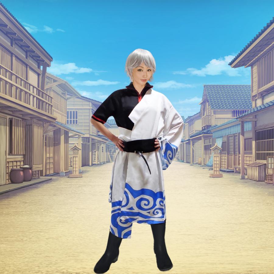 銀魂 坂田銀時 着物 コスプレ 衣装 セット コスチューム ハロウィン