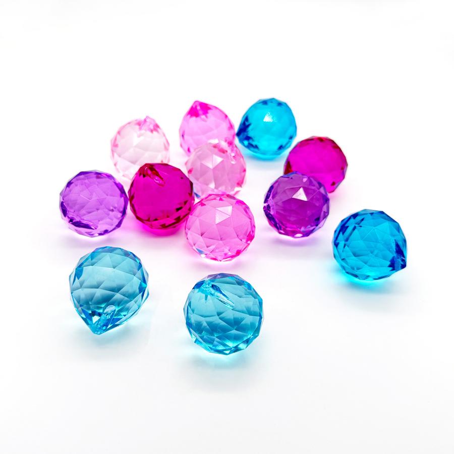 サンキャッチャー 水晶 パーツ インテリア飾り 装飾 3cm 12個セット 送料無料 |  | 02