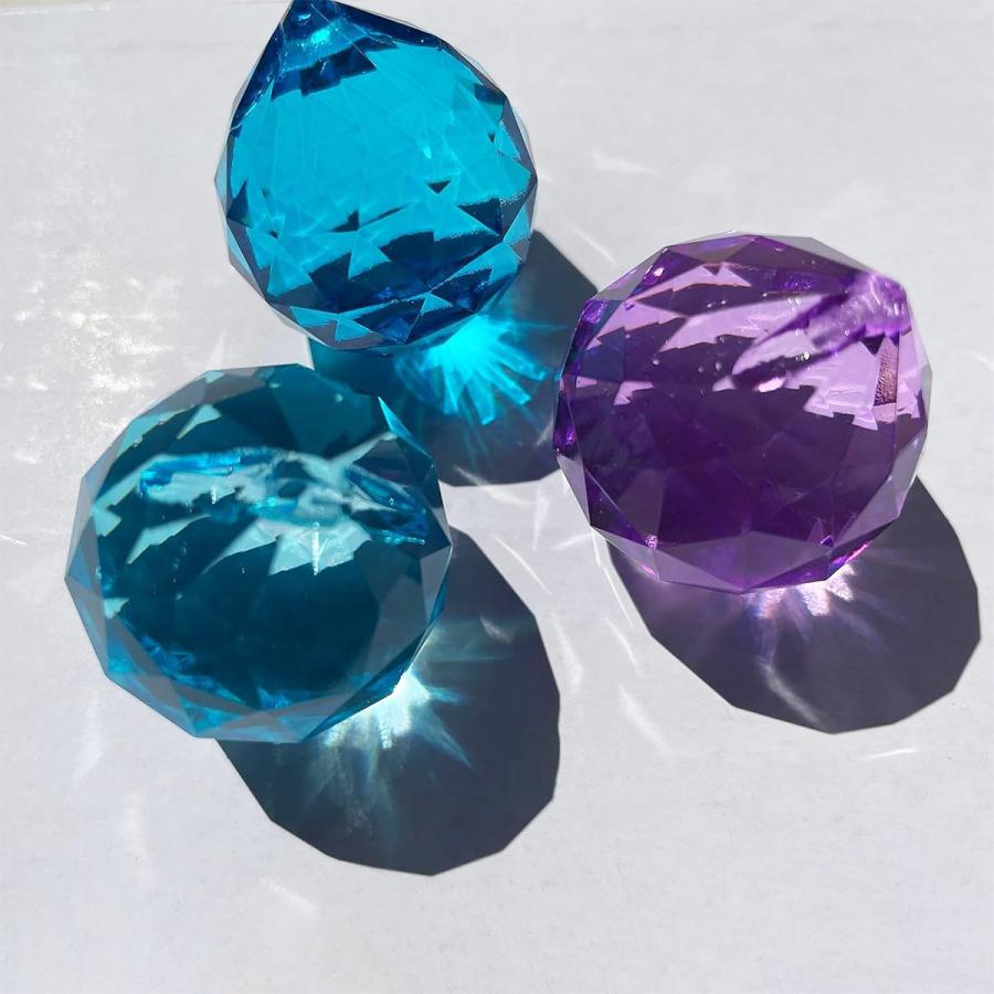 サンキャッチャー 水晶 パーツ インテリア飾り 装飾 3cm 12個セット 送料無料 |  | 06