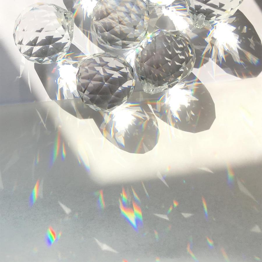 サンキャッチャー 水晶 パーツ クリスタルガラス インテリア飾り 装飾 3cm 12個セット 送料無料 |  | 06