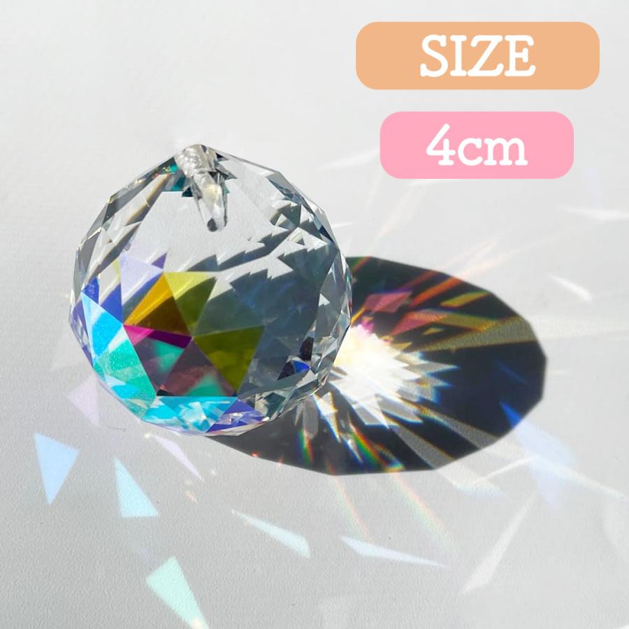 サンキャッチャー 水晶 クリスタルガラス パーツ インテリア飾り 装飾 4cm 9個セット 送料無料 |  | 05