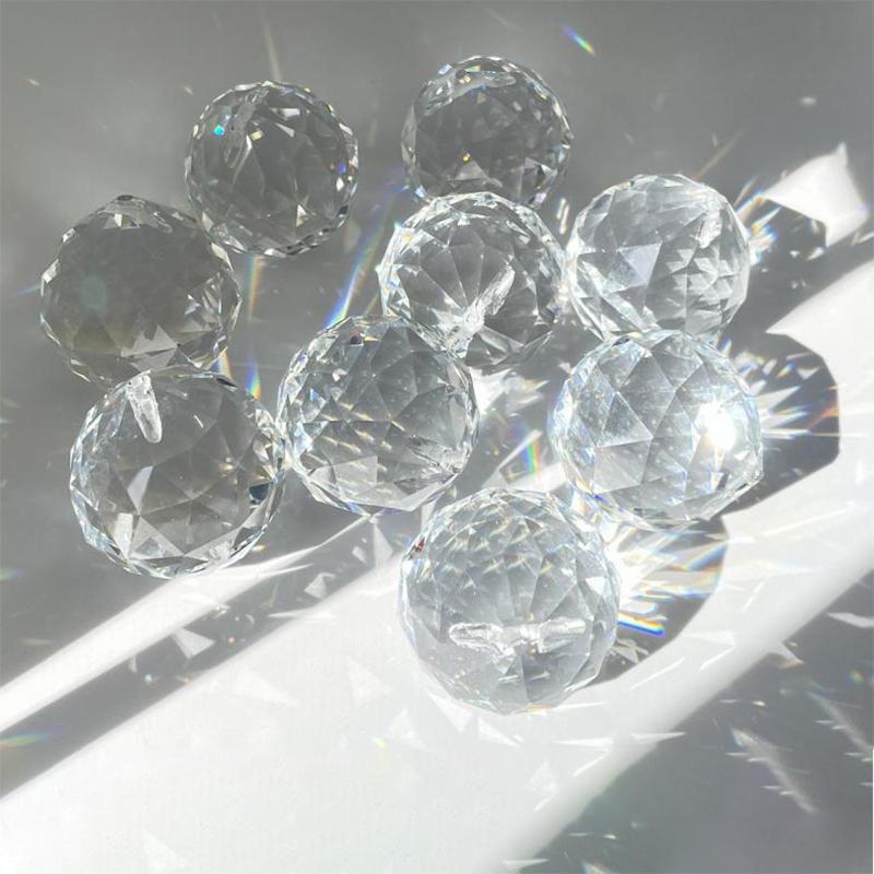 サンキャッチャー 水晶 クリスタルガラス パーツ インテリア飾り 装飾 4cm 9個セット 送料無料 |  | 07