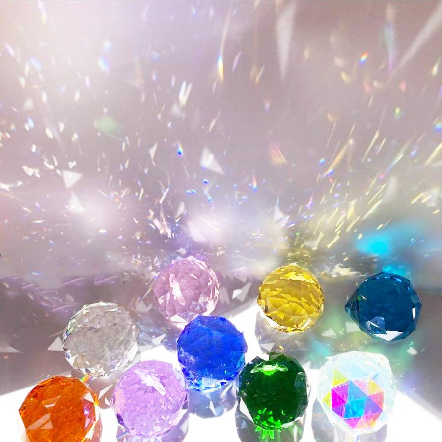 サンキャッチャー 水晶 パーツ クリスタルガラス インテリア飾り 装飾