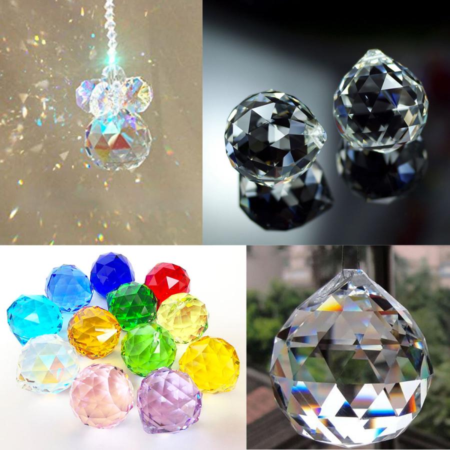 サンキャッチャー 水晶 パーツ クリスタルガラス インテリア飾り 装飾