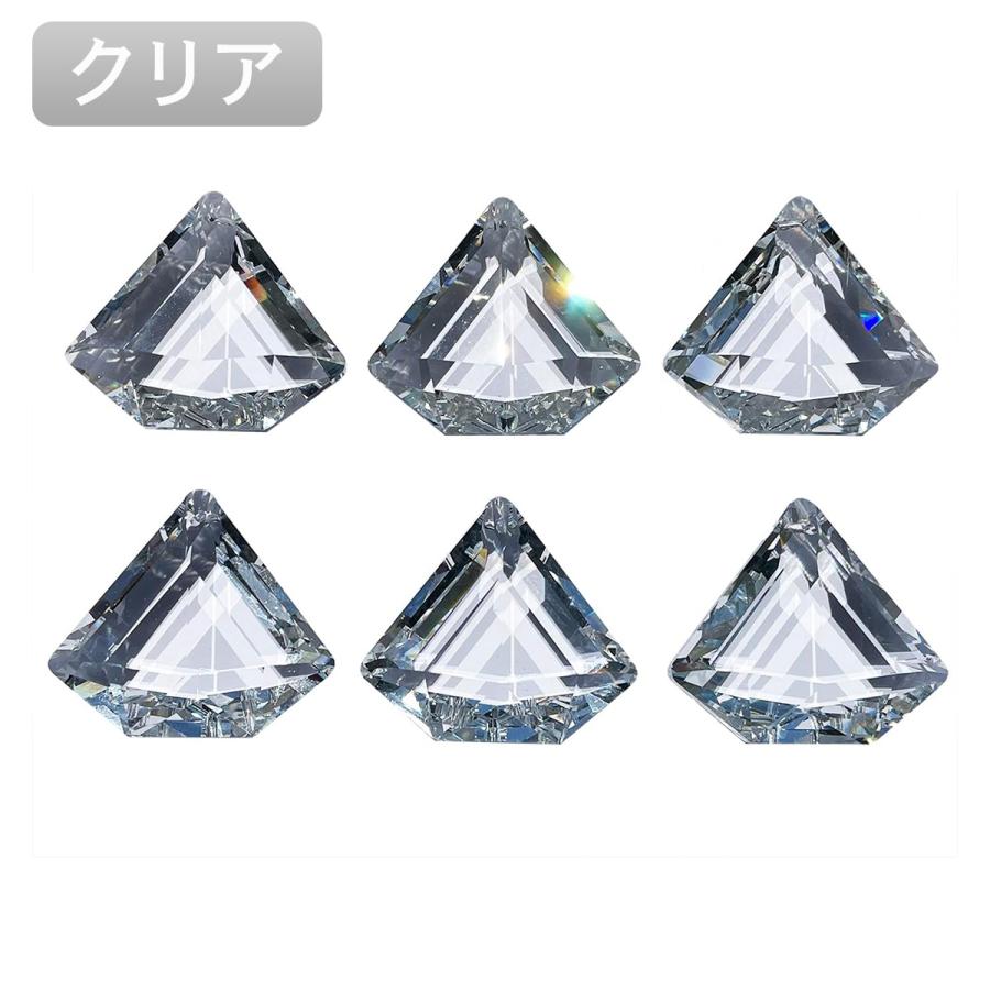 サンキャッチャー 水晶 インテリア飾り パーツ 装飾 K9ガラス ダイヤモンド型 6個セット 送料無料 |  | 05