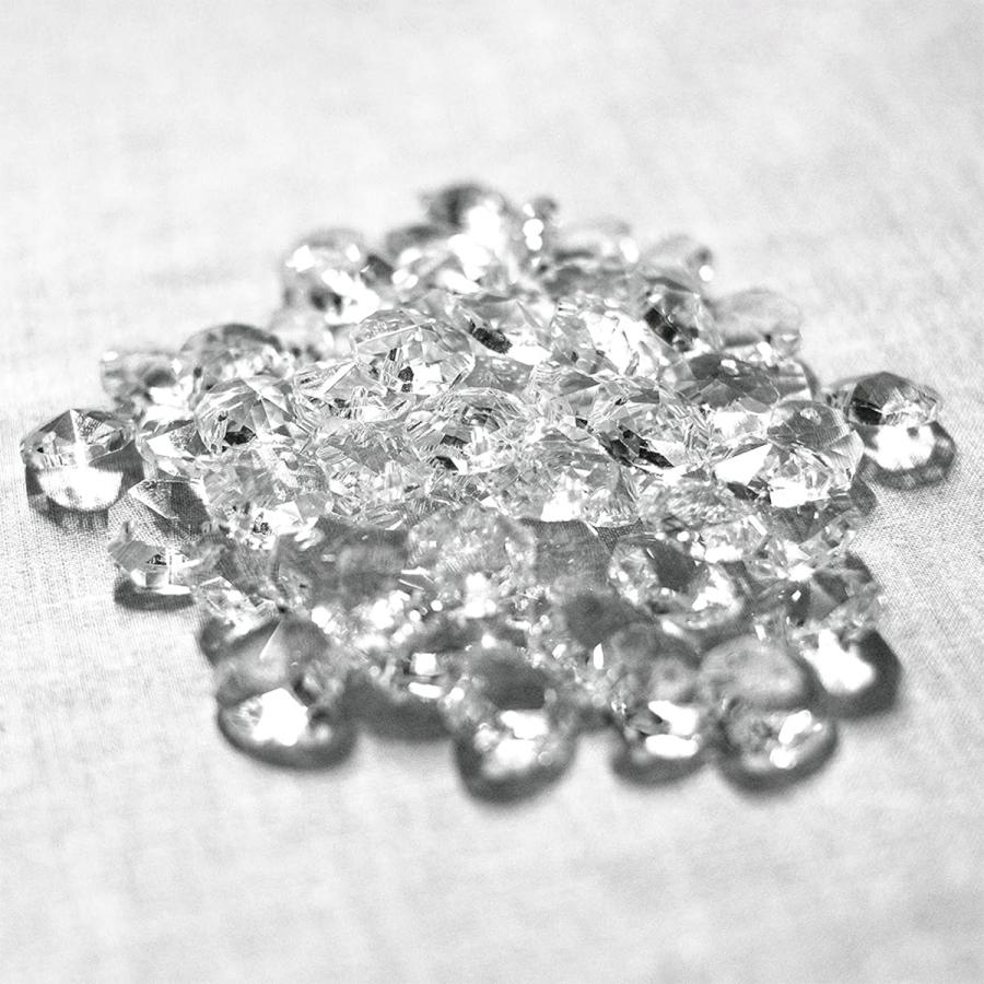 サンキャッチャー 水晶 インテリア飾り パーツ 1.4cm 2つ穴 大容量セット 装飾 K9 クリスタルガラス パーツ オクタゴン 八角 送料無料 |  | 04