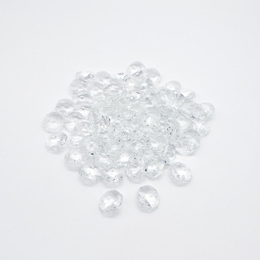 サンキャッチャー 水晶 インテリア飾り パーツ 1.4cm 2つ穴 大容量セット 装飾 K9 クリスタルガラス パーツ オクタゴン 八角 送料無料 |  | 06