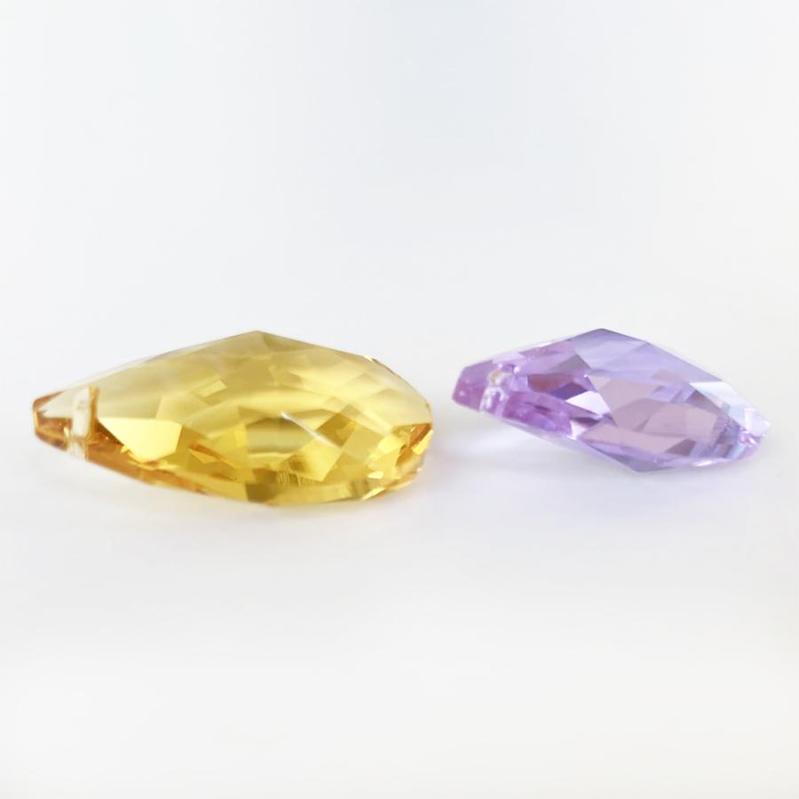 サンキャッチャー 水晶 インテリア飾り 装飾 材料 クリスタル しずく型 10色セット 38mm シャンデリア作り 練習用 送料無料 |  | 03