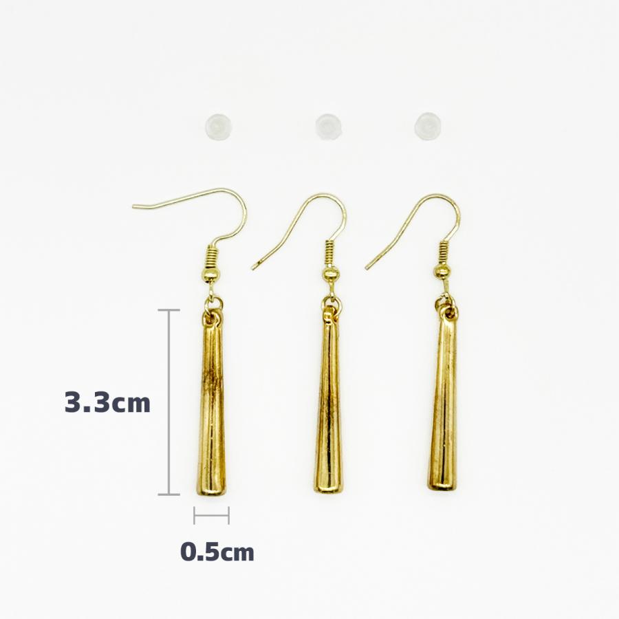 ワンピース ロロノア ゾロ風 ピアス ゴールド 三連 ハロウィン コスプレ 送料無料 |  | 02