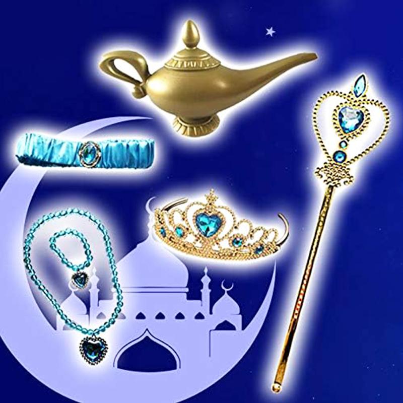 プリンセスドレス アラビアン 衣装 コスチューム キッズ 子供用 9点セット 収納袋 付き お姫様ドレス ハロウィン 仮装 送料無料 |  | 03