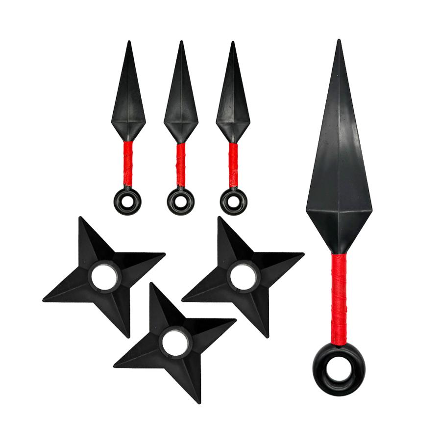 クナイ 手裏剣 忍者 仮装 小道具 おもちゃ コスプレ 忍者武器 樹脂製 軽量 くない 忍び 衣装 ハロウィン 文化祭 学園祭 販促 イベント 送料無料 | 