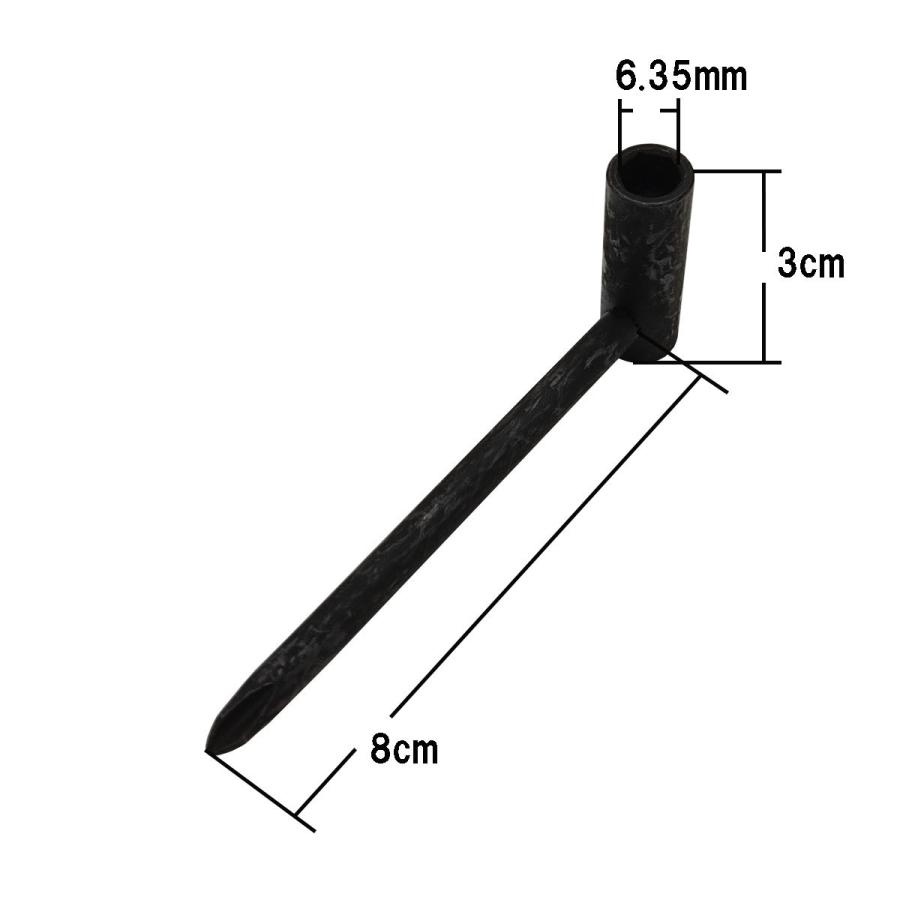 ボックスレンチ 6.35mm 7mm 8mm ブラック ネック・トラスロッド調整用 melorudo メロルド 送料無料 |  | 06