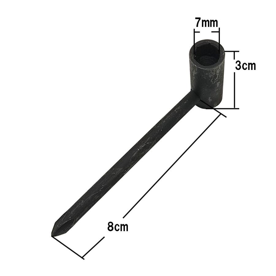 ボックスレンチ 6.35mm 7mm 8mm ブラック ネック・トラスロッド調整用 melorudo メロルド 送料無料 |  | 07