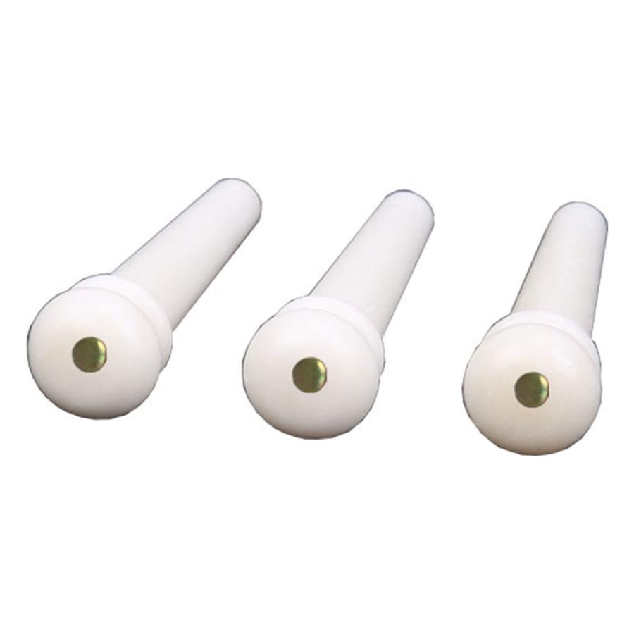 ギターナット ナットサドル ブリッジピン 6個セット 牛骨製 グリーン