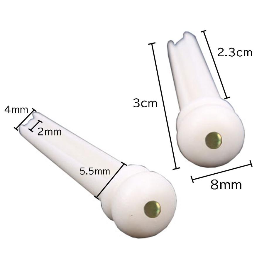 ギターナット ナットサドル ブリッジピン 6個セット 牛骨製 グリーン