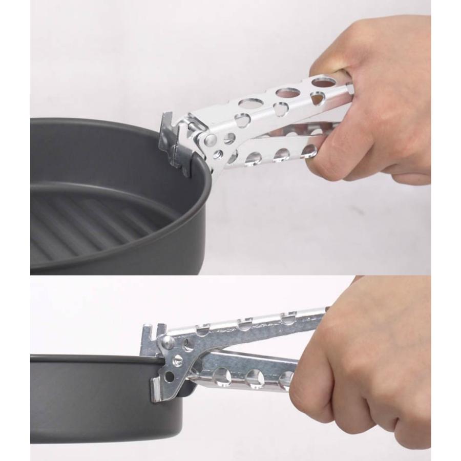 鍋つかみ ハンドル クッカー用 調理器具 オーブン クリップ 軽量