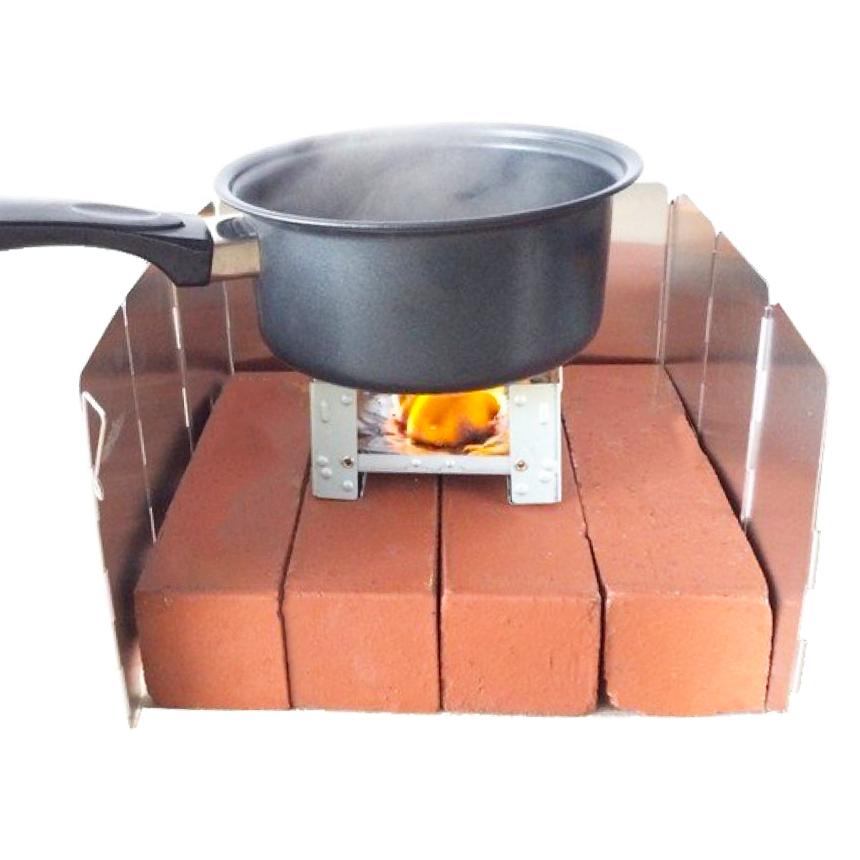 ポケットストーブ 固形燃料15g×20個 風防 ライター 超豪華4点セット